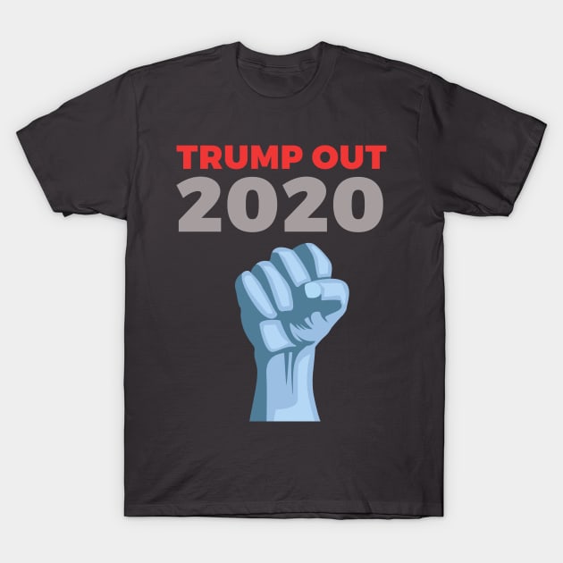 Trump Out 2020 T-Shirt by mertkaratay